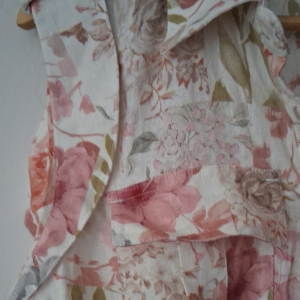 Rachel Zoe Floral Jumpsuit - Pink and Green - Picture 9 of 14